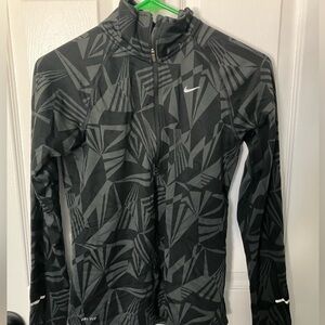 Women's Grey Nike Quarter Zip- Dri Fit